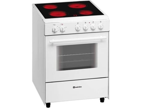Fogão MEIRELES E 604 W — Placa de Vitrocerâmica | Forno: 55 L