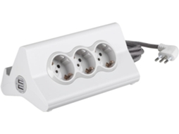 Bticino S3713Dbu Base Múltipla 2 M 3 Tomadas AC Interior Branco LEGRAND