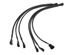 2 Unidades De Divisor De Ventoinha De 4 Pinos Para Pc, Divisor De Ventoinha De 4 Pinos, Divisor De Ventoinha De 3 Vias Pwm Aquaforge