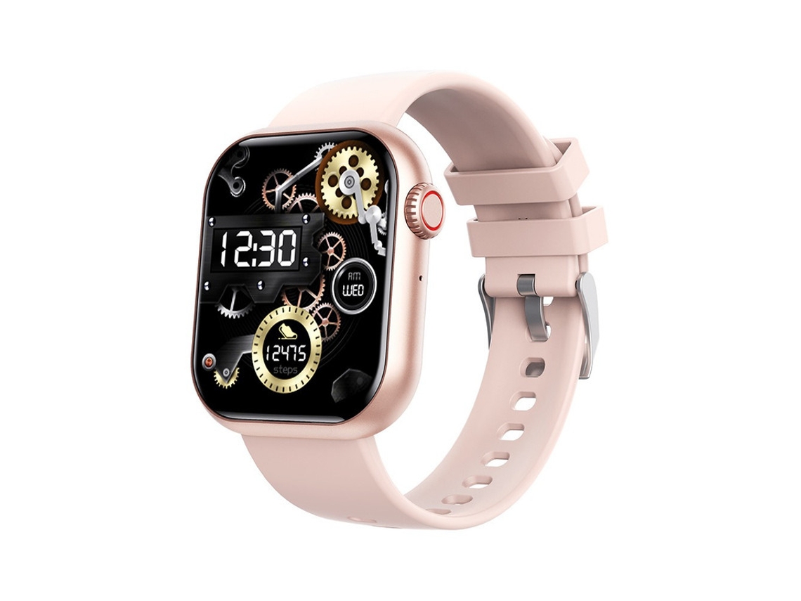 Smartwatch YIZHOOD F57 1.91 Inch Bluetooth Chamada Ip67 À Prova de Água Android e Ios Rosa