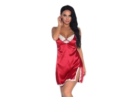 2026 conjunto de Camisón e Calcinha de Dentro em Pano de Noiva com Decote V para Mulher Roupa Intima Noturna Sleepwear
