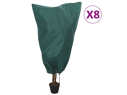 Vidaxl Coberturas Para Plantas Com Cordão 8 Pcs 70 G/m² 0,8x1,2 M
