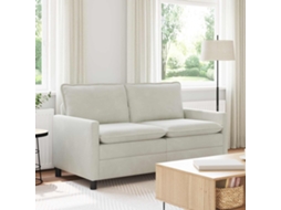 Vidaxl Sofá Creme 156 X 81 X 87,5 Cm Veludo
