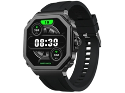 Relógio Inteligente Bluetooth 1.43 Amoled Frequência Cardíaca T63 Oxigênio Mensagem Sem Pressão Arterial Modo Multiesportivo Preto Bestvite