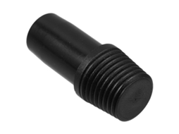 Adaptador De Rosca De Plástico Preto Para Extensão De Cabo