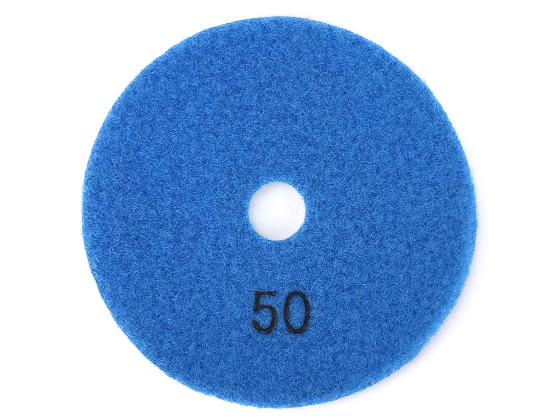 Disco de Polimento Diamante 4 polegadas para Granito, Mármore, Lixa Molhada, Ferramenta 50