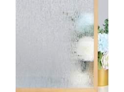 Película Fosca Para Janelas, Autoadesiva Estática Com Bloqueio Uv, Lado Da Chuva, 45x200cm