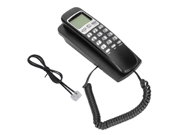 Telefone Fixo EOOCOO (display Lcd de Calendário, Função de Discagem Rápida)