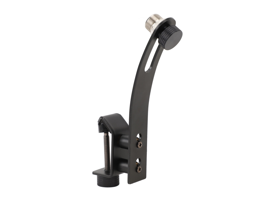 Clipe Raum para microfone com bateria, suporte para microfone de anel com bateria, clipe e braçadeira para microfone com bateria