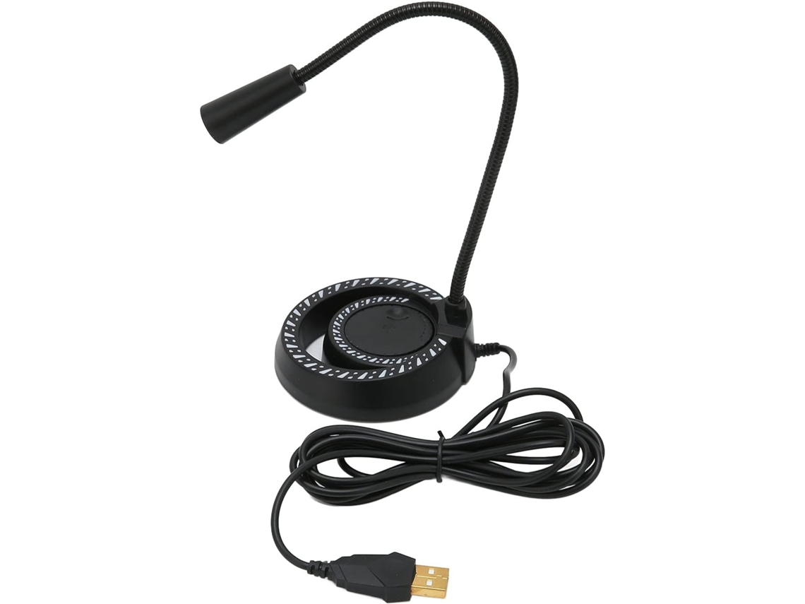 Microfone Usb Com Redução De Ruído Inteligente Para Clareza De 360 Graus.