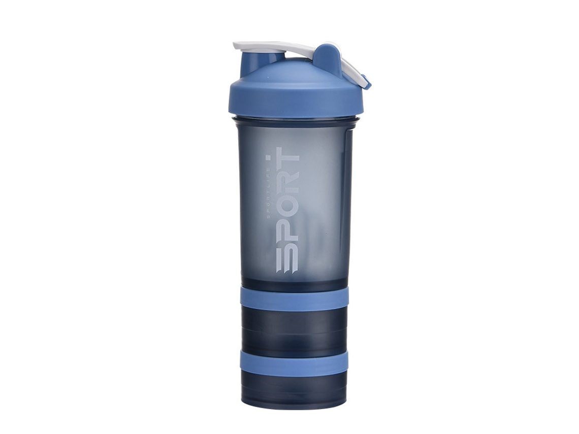 Copo misturador de shakes de 450ml de grande capacidade, ideal para fitness. Brilvibera