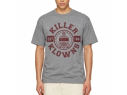 Rockinstone Killer Klowns Klown Kollege Heather Graphite Adult T-shirt Size:xl
