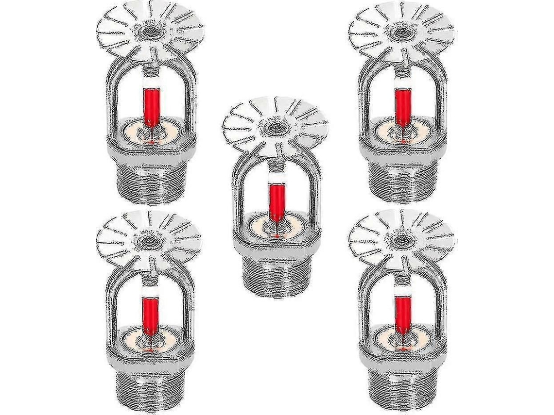 5 Cabeças De Sprinkler De Incêndio, Tipo Pendente, 3/4 Polegadas, Temperatura De 68°c, Em Latão