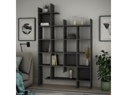 Estante Manco Antracite | Estilo Moderno E Funcionalidade Leva Me Contigo (122 X 188 X 25,5 Cm)