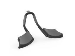 Prancha de flexão portátil multifuncional Aquaforge com cronômetro, equipamento para fortalecimento do core, preta (OEM)