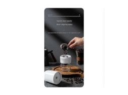 Moedor de Café Portátil GOKOCO, Aço Inoxidável