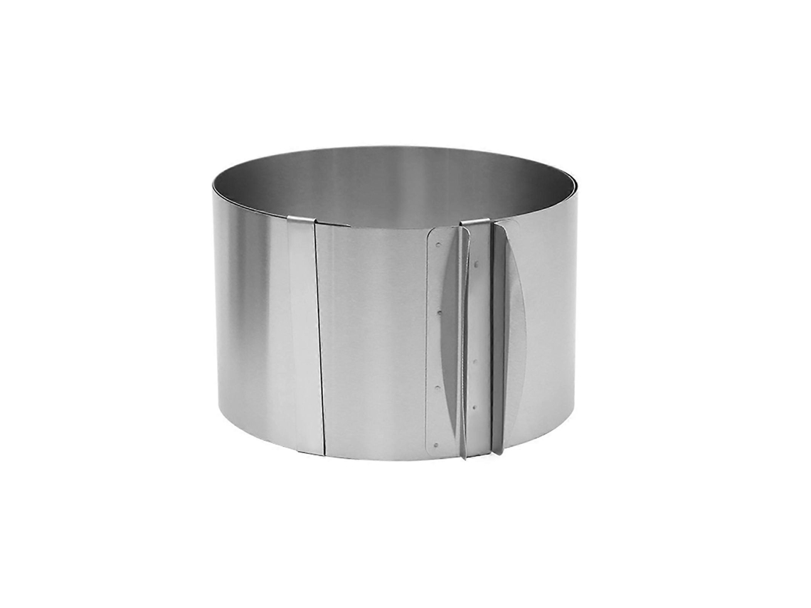Aros Telescópicos Para Mousses, Formas Circulares Ajustáveis Em Aço Inoxidável Para Bolos E Decoração De Bolos, Fáceis De Limpar.