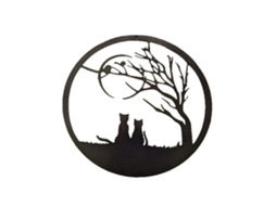 Laxiscreed Decoração De Metal Fox Para Ambientes Modernos, Peça Única Elegante E Contemporânea
