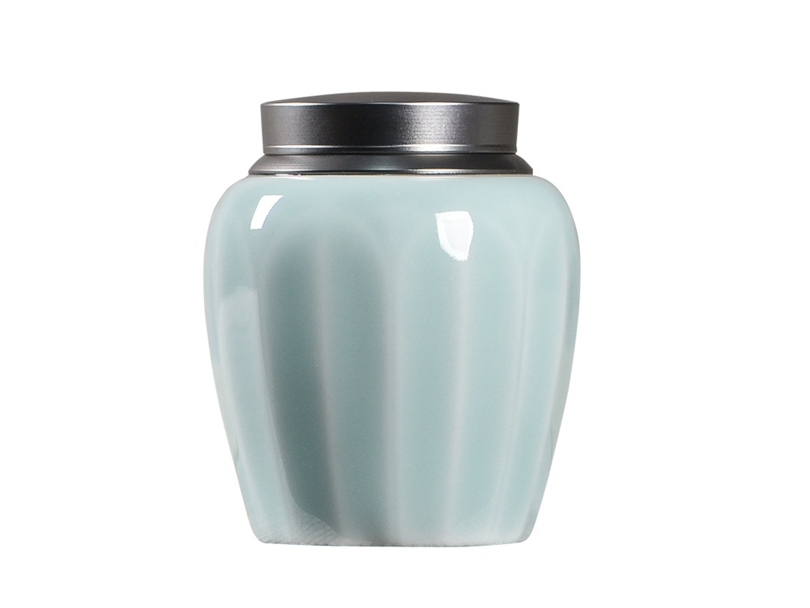 Bule de cerâmica para matcha, 190 ml, embalagem para presente, tampa de alumínio