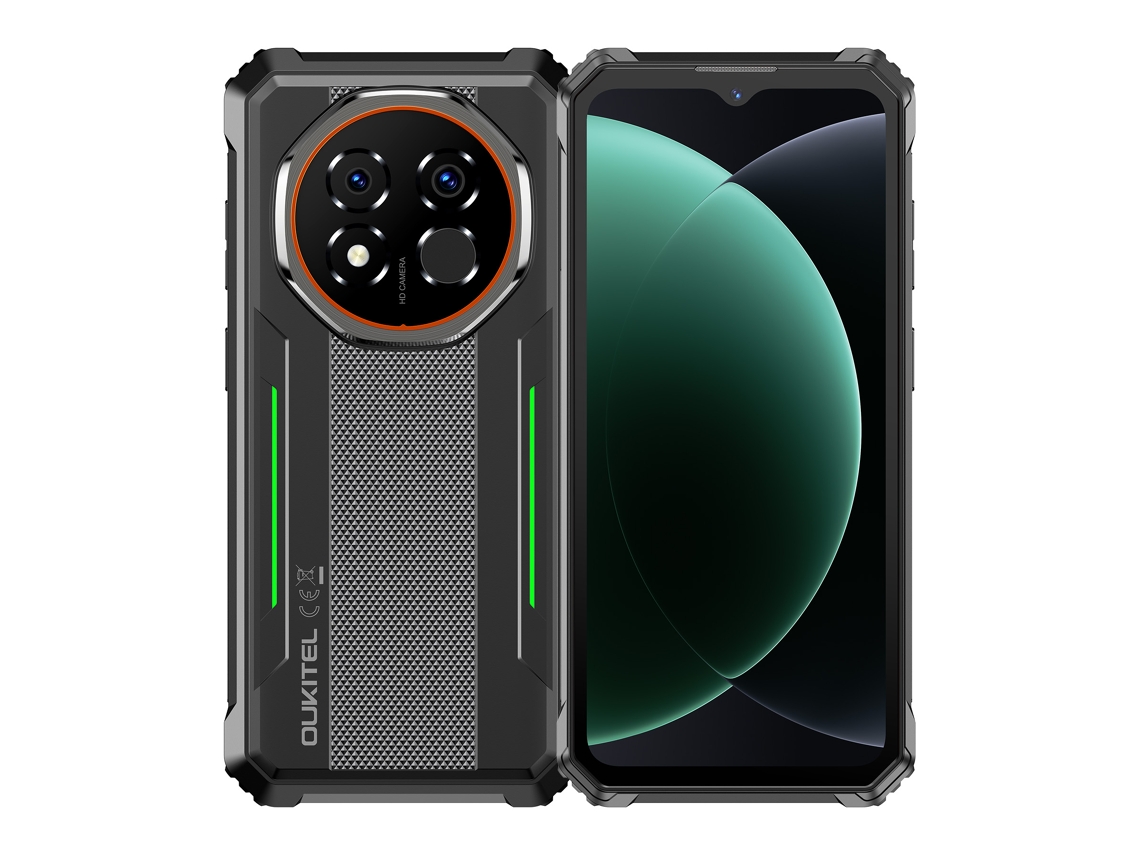 Smartphone Oukitel G6 Desbloqueado Robusto | Ecrã 6.78″ 12gb+64gb | Câmara 64mp | Bateria 10600mah Nfc Android 16 | Verde