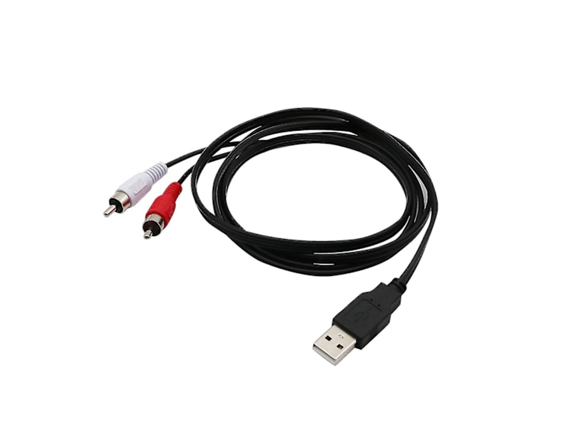 Cabo AV USB a RCA de 1,5 M AQUAFORGE