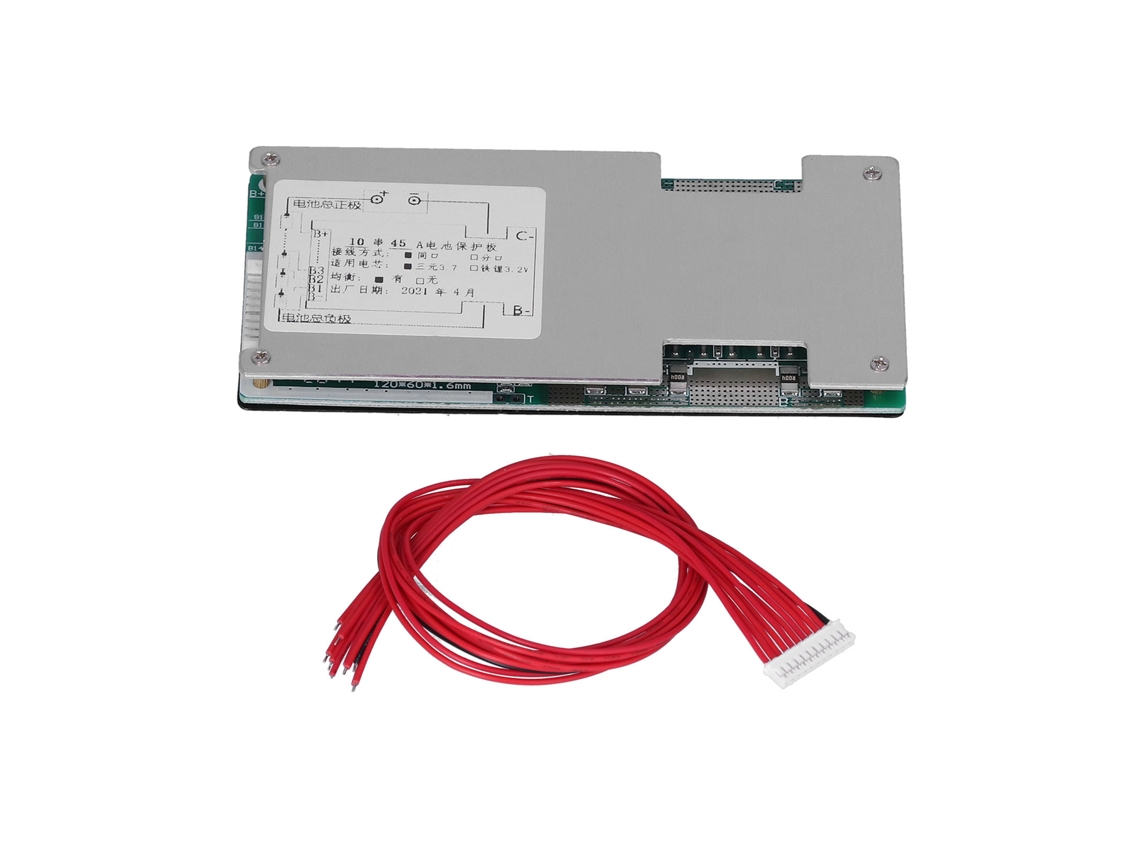 Placa De Carga Para Batería De Lítio 45a Con Cable De Conexión, Protección Contra Sobrecarga Y Descarga Excesiva