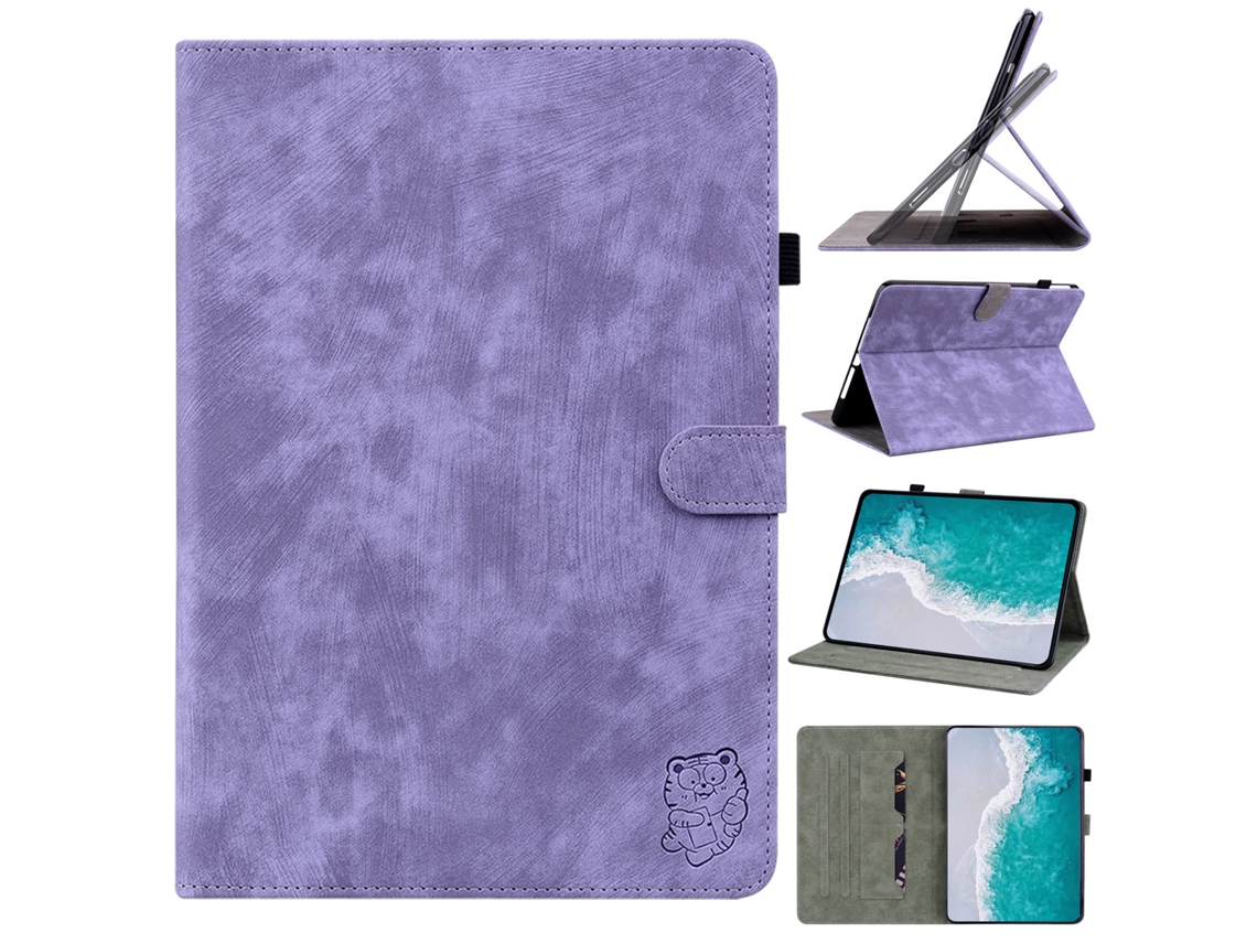 Capa resistente a impactos com suporte Digitallab para Samsung Tab S12 Plus de 12,4 polegadas (vermelha)