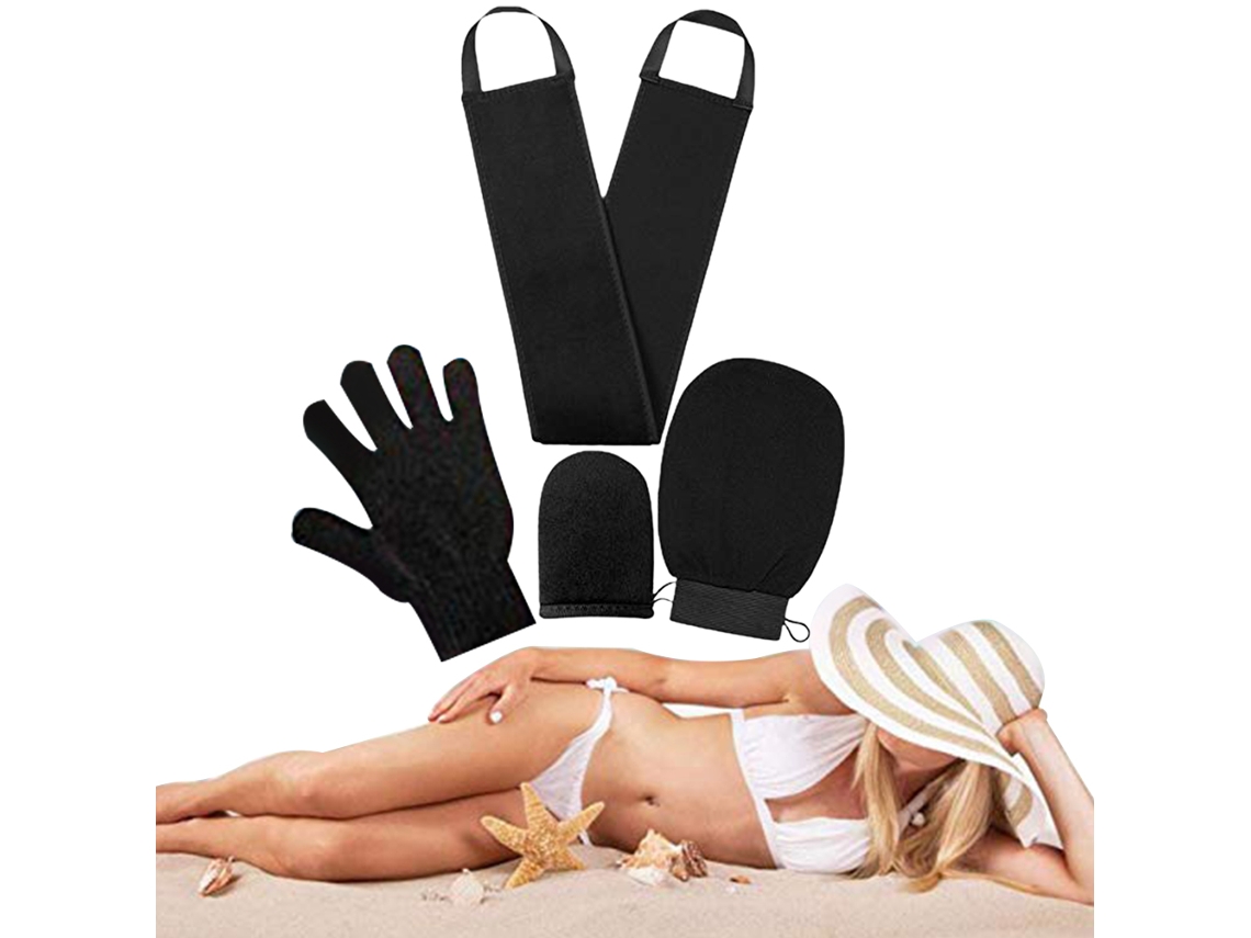 Luvas Reutilizáveis Para Auto Bronzeamento Com Creme