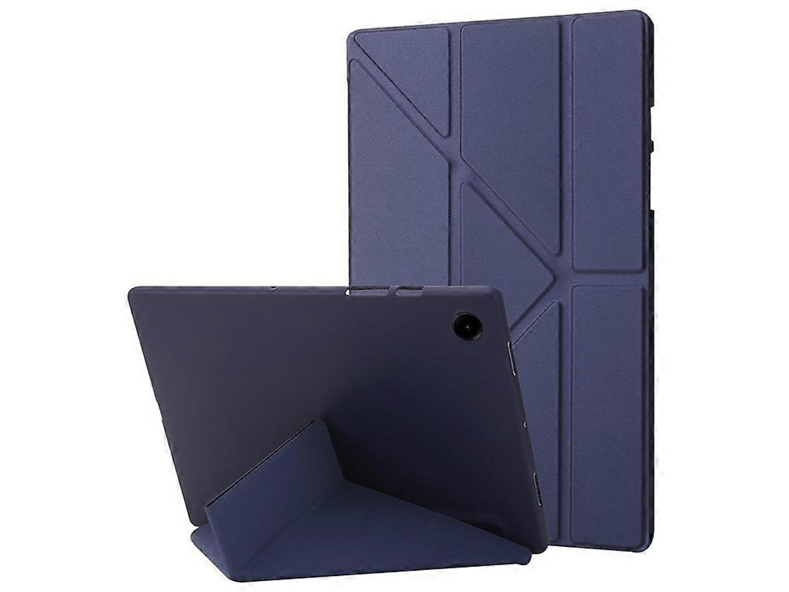 Capa Para Tablet Samsung Galaxy Tab A9+ Com Suporte Origami Em Couro E Silicone.