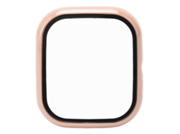 Capa Protetora com Vidro Temperado para Amazfit Gts 4 Mini Cor Rosa Sakura