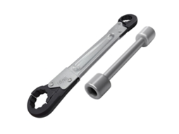 Conjunto De Chave De Parada Angular Aço Niquelado Ferramenta De Remoção Profissional Para Encanadores
