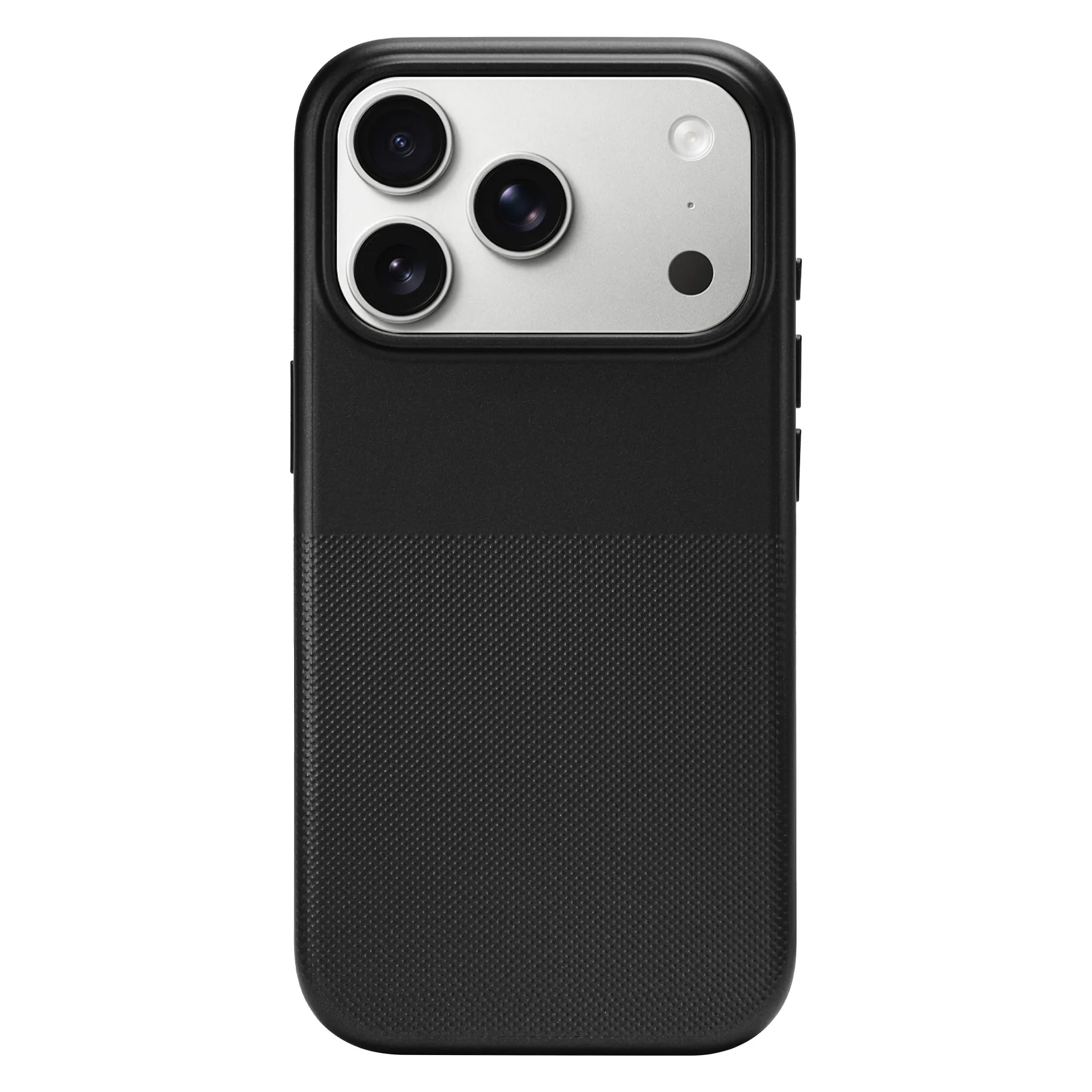Capa Protetora Soft-dot Com Carregamento Sem Fio Magnético E À Prova De Choque (preta Para Iphone 17 Pro Max)