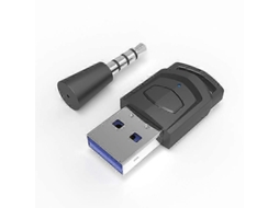 Adaptador De Áudio Bluetooth 5.0 Para Ps5/pc - Transmissor Receptor Sem Fio De Baixo Atraso Com Conexão Usb E 3.5mm