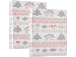 Pasta Caderno Inverno Pastel, Cinza Claro, 3, 8cm, 3-carimbos Com Prancheta, Pacote Com 1 Pastas 2-desktop