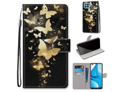 Para Oppo F17 Pro / A93 4g / Reno4 Lite / Reno4 F Capa Pu