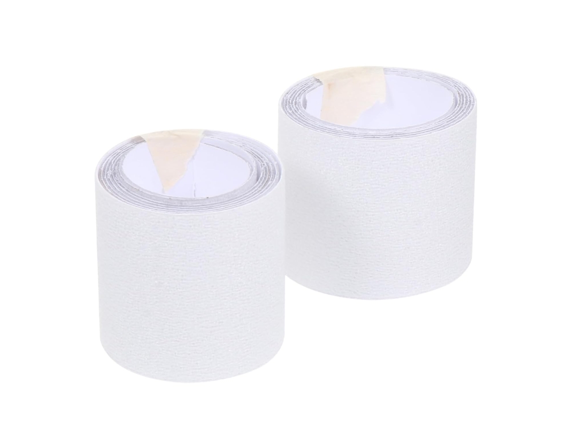 Fita Adesiva Transparente Antiderrapante De 5 Cm X 1 M, 2 Unidades, Borracha Resistente.