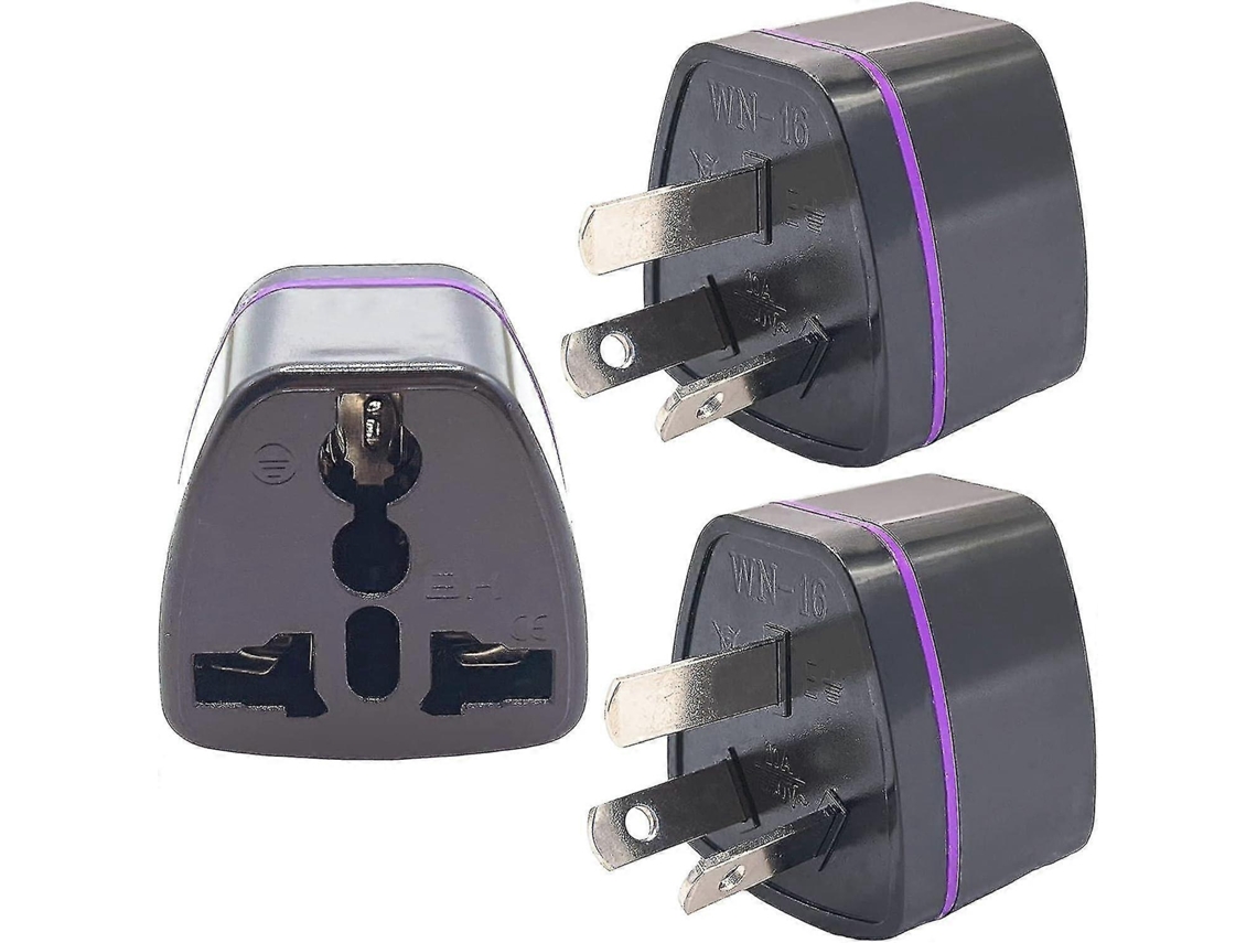 (pacote Com 3) Adaptador De Viagem Para Austrália E Nova Zelândia, Plugue Tipo I, Tomada Universal De 3 Pinos Para