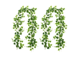 Laxiscreed Vinha Artificial De Folhas Verdes Para Decoração De Primavera Com Enfeites Naturais