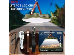 Moslighting Lanterna De Acampamento Portátil Recarregável Multifuncional De 15600mah E 80w Para Serviço Pesado, Para Barracas. Olysi Shop