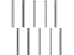 10 Tachinhas De Aço Inox Reforçado Para Sinalização, Parafusos De Fixação, Alfinetes Publicitários