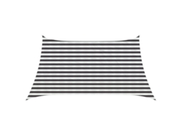 Vidaxl Vela De Sombra 3 / 4 X 2 M Hdpe Retangular Antracite E Branco