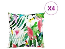 Throw Pillow, Throw Pillows Vidaxl Multicolor Tecido (60 X 60 Cm)