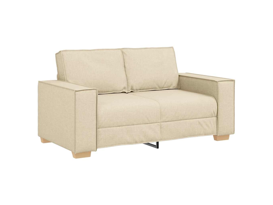 2-seater Sofa, 2-seater Sofas Vidaxl Creme Tecido (n/a)