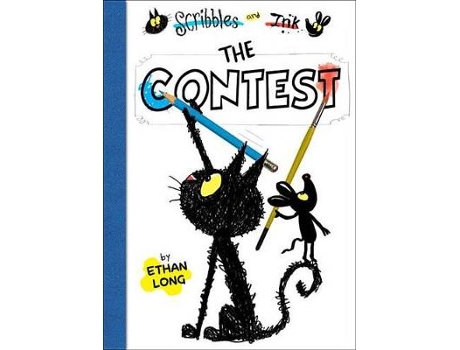 Livro scribbles and ink, the contest de ethan long (inglês)