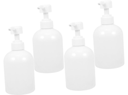 Dispensador De Sabonete Líquido, Gel De Banho E Loção Com Bomba Recarregável De Alta Capacidade, Composto Por 4 Peças.