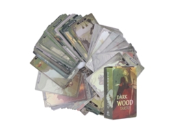 Primerox 78 Cartas de Tarot Papel Couché Jogo de Adivinhação Interativa para Festas e Encontros