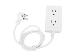 Laxiscreed Extensor De Tomada Com 2 Usb E 2 Tomadas Ca, Portátil E Fácil De Usar