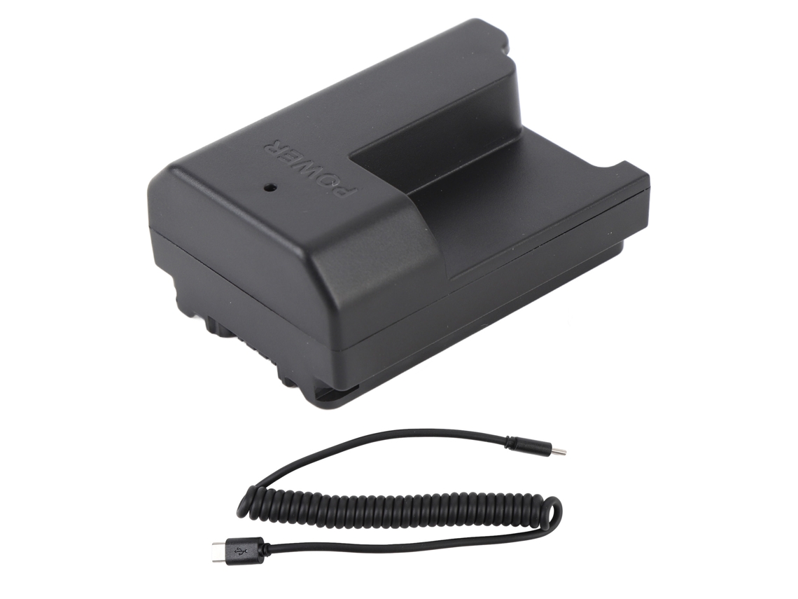 2026 bateria Falsa Np Fz100 com Cabo Usb C para Câmera A7m4, Adaptador Decodificado Type C