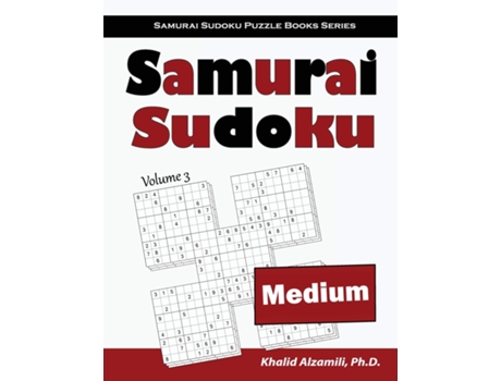 Livro Samurai Sudoku de Dr Khalid Alzamili (Inglês)