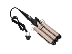 Ferro De Curl Com 3 Barris Ajustável Waver Crimper Ferramenta De Estilo De Cabelo Rápido Aquecimento 180-210°c